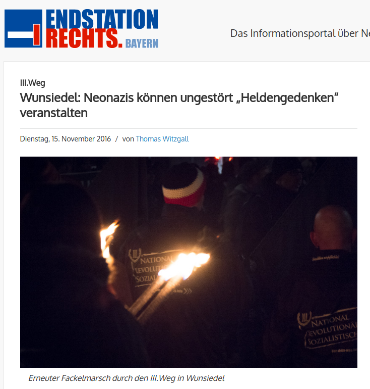 Heldengedenken Wunsiedel 2016